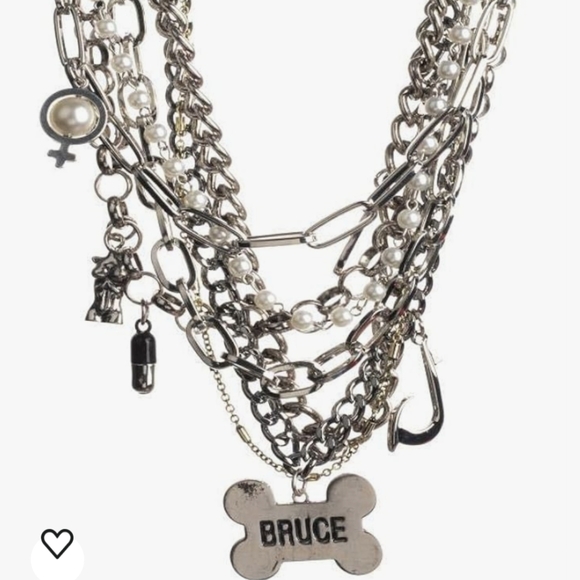 Limited Addition Harlequin  choker, multi-charm necklace.  Cosplay jewelry - Picture 4 of 4